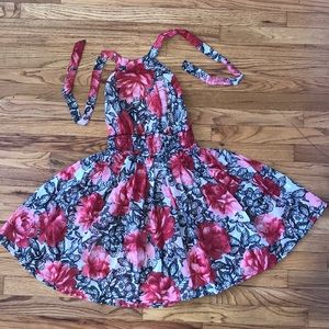 NEW ASOS Floral Swim Cover-Up Halter Dress - US 2